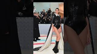 Kendall Jenner Iconic Outfit at Met Gala 2023 | #metgala2023 #shorts