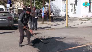 Ямки на дорогах Ниноцминды заасфальтировали. Ասֆալտապատվեցին  Նինոծմինդայի ոչ բարեկարգ ճանապարհները