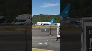 Boeing 737 Max 8 test flight landing #boeing #737 #landing #milliondollarbaby #bfi