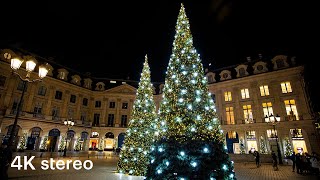 Walking in Paris – Place Vendome (4K, Stereo Sounds)