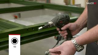 Salco industrial doors - SPG-1480/1412 instructional video