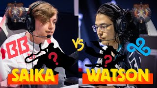 RANK 3 vs RANK 2 | WATSON vs SAIKA HIGH MMR AVERAGE GAME | WATSON WINDRANGER HIGHLIGHTS