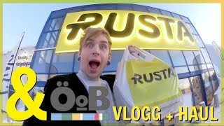 RUSTA & ÖoB vlogg + haul