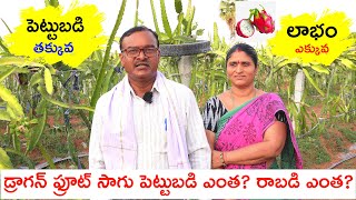 Dragon Fruit Farming in Telugu | డ్రాగన్ ఫ్రూట్ సాగు పెట్టుబడి ఎంత? రాబడి ఎంత