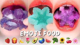 ASMR Crystal Candy EMOJI FOOD MUKBANG 오브세이 행성 캔디 코하쿠토 EATING SOUNDS