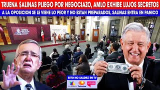 MIRA: AMLO SE ENC4BR0NA Y TRUENA CONTRA $ALINAS PLIEGO, REVELA SECRETO EN PLENA MAÑANERA