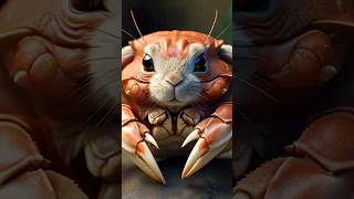 Incredible animals fusion|| Al creates Rabbit-Crab hybrid fusion #aicreations #ytshorts#animals #fyp