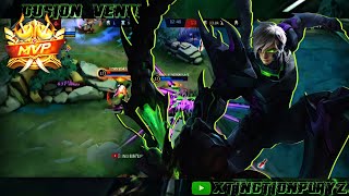 Not Bad For A First Timer | Gusion Venom Gameplay (Practice) #gusionvenomskin