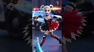 Disney Princesses But Harley Quinn 💫#shortsfeed#shorts#trending#disney#princess#trendingshorts#dc#ai