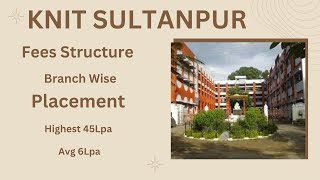 KNIT Sultanpur Batch 2023 Placements Packages KNIT Sultanpur Fees Structure 2023 Placements #knit