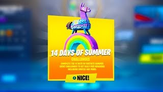 FORTNITE SUMMER EVENT IS HERE in 14 DAYS OF SUMMER! (FREE REWARDS)