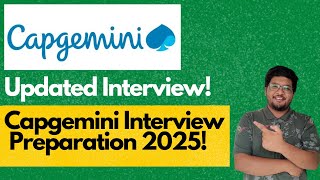 Capgemini Updated Interview Preparation 2025 | Main Topics To Be Covered 🔥