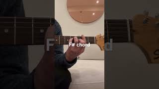 How play an F# chord #guitar #chords