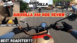 Royal Enfield GUERRILLA 450 | Bike ride review | Best roadster?? | Better than speed 400??