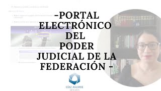 Portal electrónico del Poder Judicial de la Federación