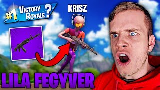 CSAK LILA FEGYVEREKKEL LŐHETÜNK! 🤩 | Fortnite #21