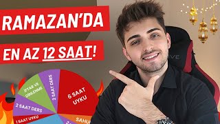 RAMAZANDA EN AZ 12 SAAT ÇALIŞ! 🔥 | FARK ATMAK İÇİN 3 ÖZEL PROGRAM! | #yks