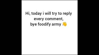 Today i will try to reply every comment