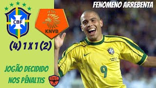 FENOMENALLL - RONALDO FENOMENO NO AUGE EM 98 - BRASIL X HOLANDA COPA 1998 FRANÇA