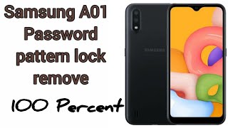 How to remove password samsung a01 very easy