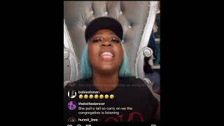 Spice responds to Lady Saw on ig live