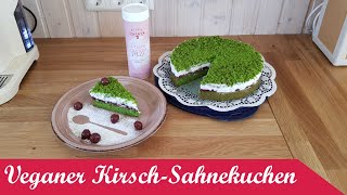 Veganer Kirsch-Sahnekuchen (Laktosefrei)