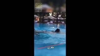 Katrina Kaif hot swimming video in pool