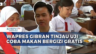 Wapres Gibran Tinjau Langsung Uji Coba Makan Bergizi Gratis di SDN 15 Slipi dan SLB 05 Jakbar