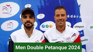 FRENCH PETANQUE CHAMPIONSHIP MEN'S DOUBLES 2024 - Rizzi, Rocher vs FELTAIN, LECLEACH