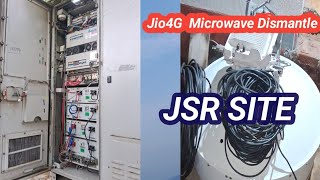 Jio 4G Microwave Dismantle IN JAMSHEDPUR Site