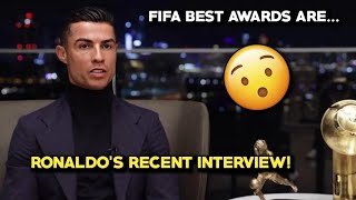 😳Ronaldo Unhappy With Messi Being Named The Fifa Best Player Of The Year