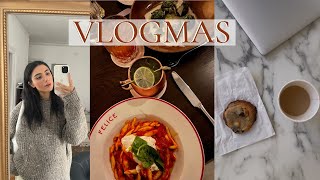 LIVING IN NYC VLOGMAS: GETTING COFFEE, FILMING & PASTA!