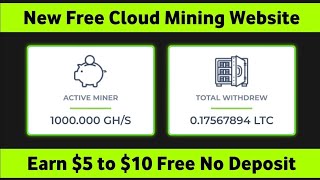 LTC Auto Mining || Crypto Cloud Mining Website || Earn Free LTC Coin || Free Cloud mining Site.