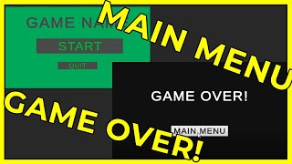 Main Menu & Game Over - Unity Guide (Basics)