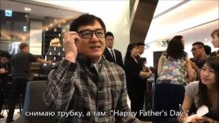 Jackie Chan interview. Opening of the Richard Mille store (RUS SUB)