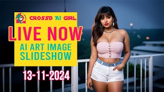 🔴 Live Now: Fashion Photography AI Art Image Slideshow | Model Look book #live #virtualinfluencer