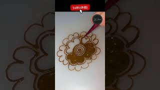 Simple and easy flower mehandi design| #sd__henna #tutorial #henna #shortsyoutube