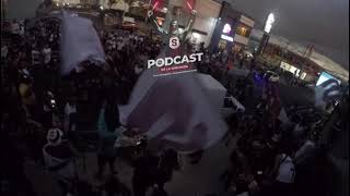 Recibimiento del bus del DEPORTIVO SAPRISSA-ULTRA MORADA