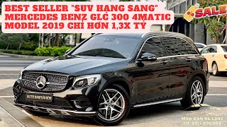 BEST SELLER "SUV HẠNG SANG"  MERCEDES_BENZ GLC 300 4MATIC MODEEL 2019 CỰC ĐẸP CHỈ HƠN 1,3xx Tỷ đồng