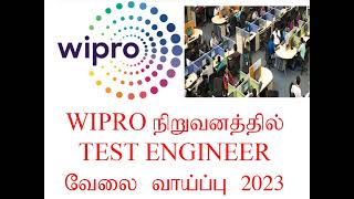 Wipro recruitment  in Chennai