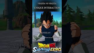 Vegeta Fighting... VEGETA?! #dragonball #dbz #dbs #goku #sparkingzero #shorts #anime