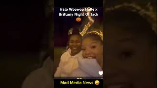 🔴HALO, WooWop, Brittany x Halle Have Great Time With Kids After Break-Ups Night Of Jacks🎃 #halle