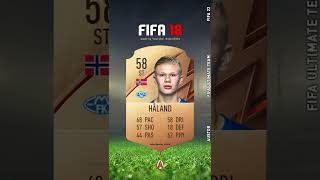 Haaland FIFA Evolution FIFA 17 - FIFA 23 #shorts