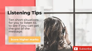 Learn English listening tips and improve your listening skills