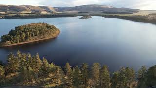 Aerial Drone: Gladhouse Reservoir, Midlothian