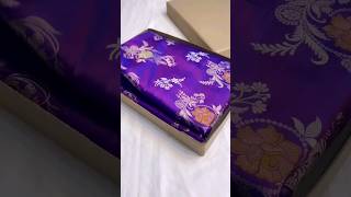 Pure Banarasi Katan Silk Saree Handloom Made 7524931212 #bridalsarees #youtubeshorts #trend #shorts