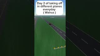 Day 2 of taking off in different planes every day #gasgasgas #ptfs #aviation #roblox #challenge