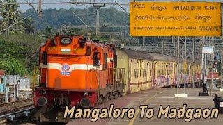 Mangaluru To Madgaon : Journey in 12134 Mangaluru Mumbai SF Express