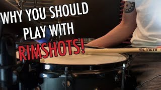 Why You Should Play with Rimshots on Snare Drum!