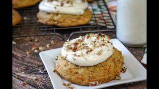 Crumbl Carrot Cake Cookies -copycat recipe